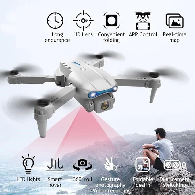 E99 Drone Camera – Easy Control & Aerial Fun 🚁✨